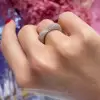 Paved White Sapphire Heart Promise Ring