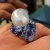 One-of-a-Kind Baroque Pearl Bold Cocktail Ring