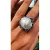 One-of-a-Kind Baroque Pearl Bold Cocktail Ring