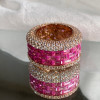 6ctw Baguette Cut Fuchsia Pink Sapphire Eternity Ring