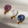 2ctw Paved Black Sapphire Cocktail Ring