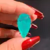 14ct Pear Cut Green Blue Paraiba Tourmaline Cocktail Ring