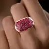 2.5ctw Multicolor Sapphire Paved Cocktail Ring