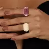 2.5ctw Multicolor Sapphire Paved Cocktail Ring