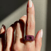 2.5ctw Multicolor Sapphire Paved Cocktail Ring