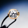 9.5ct Cushion Cut White Sapphire Knot Engagement Ring