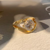 3.8ct Round Cut Split Shank Modern Engagement Ring