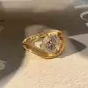 3.8ct Round Cut Split Shank Modern Engagement Ring
