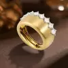 3ctw Princess Cut Matte Modern Wedding Band