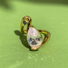4.2ct Pear Cut Asymmetric Modern Engagement Ring
