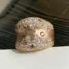 4ctw Round Cut Flush Set Bold Cocktail Ring