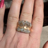 4ctw Round Cut Flush Set Bold Cocktail Ring