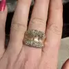 4ctw Round Cut Flush Set Bold Cocktail Ring