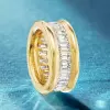 4ctw Channel Setting Emerald Cut Eternity Ring
