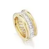 4ctw Channel Setting Emerald Cut Eternity Ring
