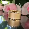 Bezel Set Princess Cut Modern Matte Wedding Band