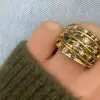4ctw Multicut Intertwined Swirl Cocktail Ring