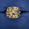 4ctw Multicut Intertwined Swirl Cocktail Ring