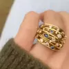 4ctw Multicut Intertwined Swirl Cocktail Ring
