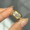 2.7ct Round Cut Chunky Vintage Sandblasted Engagement Ring