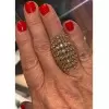 5ctw Gradient Size Round Cut Comtemporary Cocktail Ring