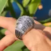 10ctw Round and Asscher Cut Bold Statement Cocktail Ring