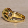 5ct Round Cut Simple Classic Wide Engagement Ring