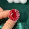 9ct Oval Cut Ruby Bold Cocktail Ring