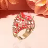9ct Oval Cut Ruby Bold Cocktail Ring
