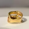5ctw Multicolor Sapphire Intertwined Rainbow Cocktail Ring