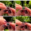 2ct Heart Cut Multicolor Double Halo Promise Ring