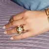 5ct Round Cut Modern Sculptural Engagement Ring
