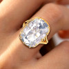 8ct Cushion Cut Vintage Mounting Engagement Ring