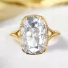 8ct Cushion Cut Vintage Mounting Engagement Ring