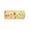 Flush Set Multicolor Sapphire Rainbow Starry Ring