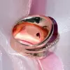 12ct Oval Cut Vivid Red Ruby Bold Cocktail Ring