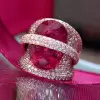 12ct Oval Cut Vivid Red Ruby Bold Cocktail Ring