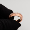 Nature-inspired Snow Cluster Sandblasted Wedding Band