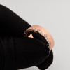 Nature-inspired Snow Cluster Sandblasted Wedding Band