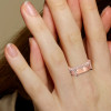 Nature-inspired Snow Cluster Polished Wedding Band