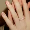 Nature-inspired Snow Cluster Polished Wedding Band