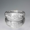 Flush Set Cluster Multicolor Sapphire Rainbow Ring