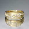 Flush Set Cluster Multicolor Sapphire Rainbow Ring