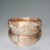 Flush Set Cluster Multicolor Sapphire Rainbow Ring