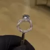 3.8ct Round Cut Allover Paved Infinity Engagement Ring