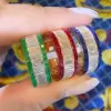 8ctw Baguette Cut Multicolor Eternity Ring