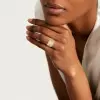 3ctw Flush Set White Sapphire Starry Band Ring
