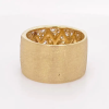 3ctw Flush Set White Sapphire Starry Band Ring
