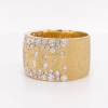 3ctw Flush Set White Sapphire Starry Band Ring