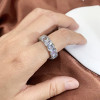 16ctw Cushion-shaped Criss Cut Eternity Ring